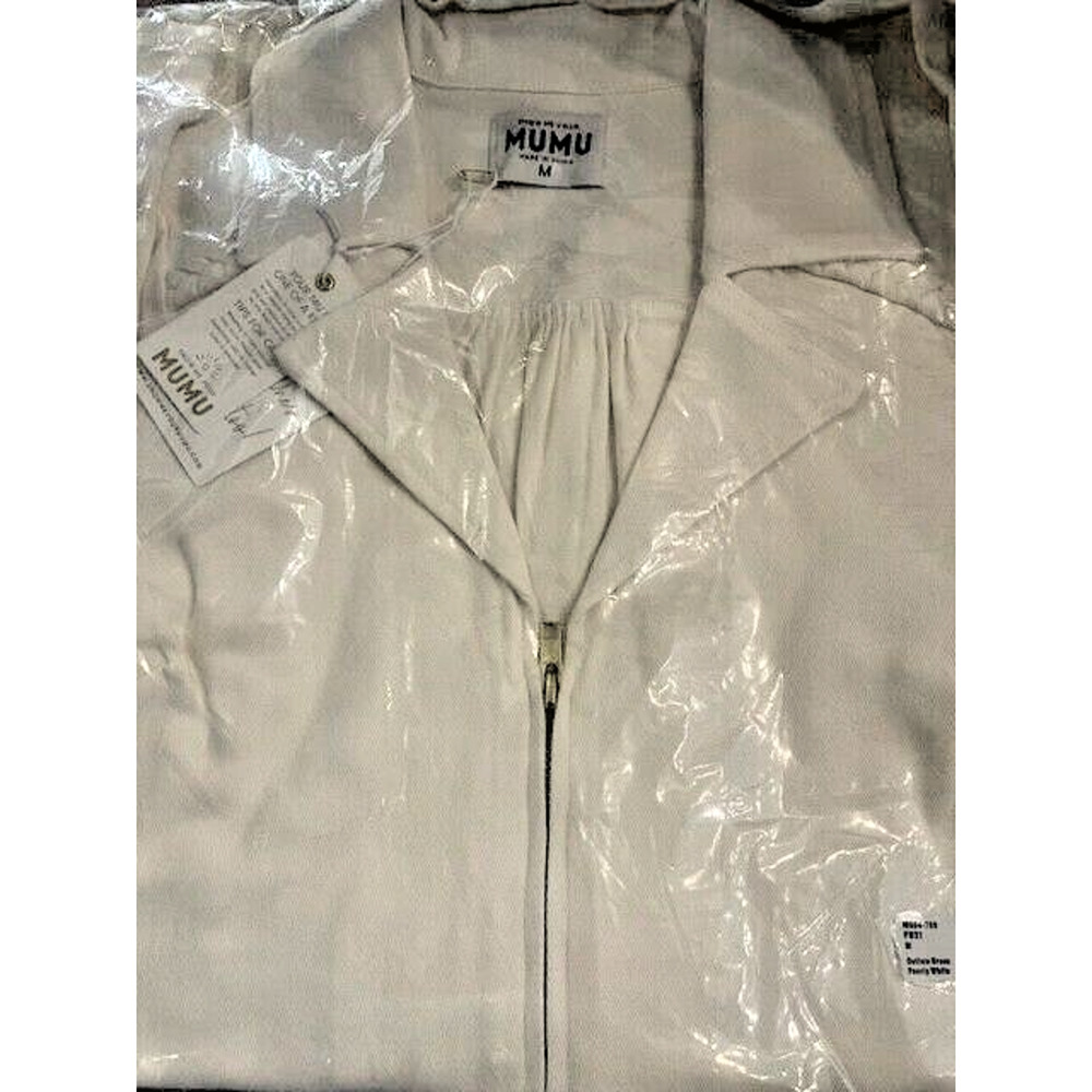 Show Me Your MuMu Outlaw Denim Dress White Jean Mini REVOLVE Size Medium $164 - Picture 5 of 5